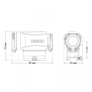 Коллиматор Holosun HE530C-GR быстросъёмный зелёная марка арт.: HE530C-GR [HOLOSUN]